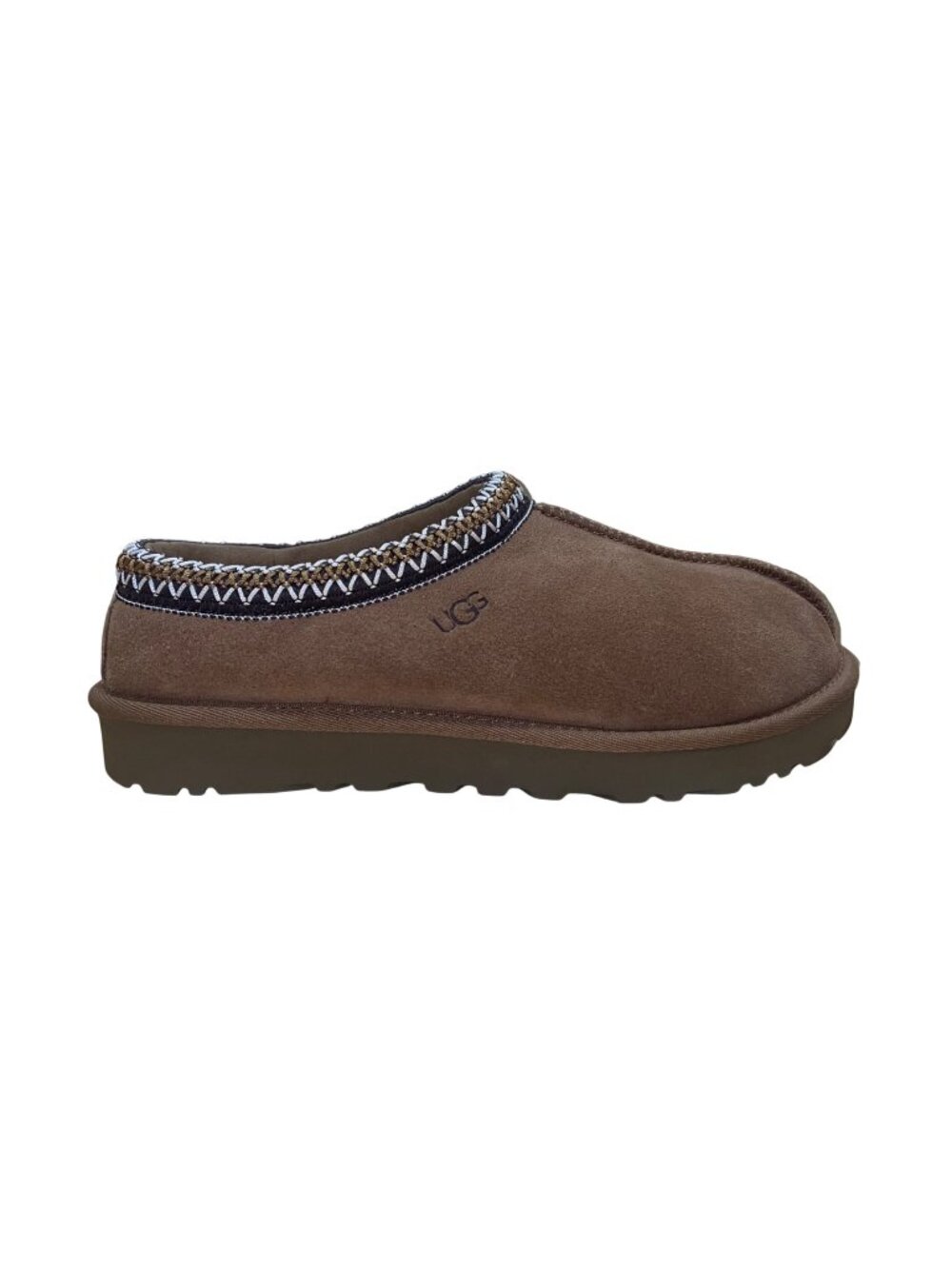 UGG Women’s Brown Suede Sheepskin Lined Slipper Clogs Size 7